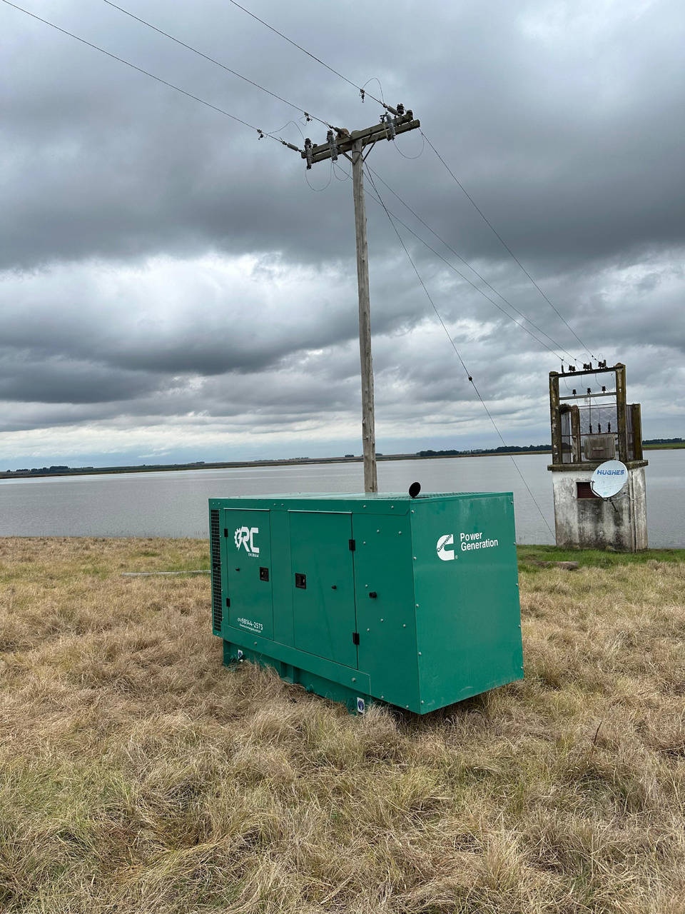 Locação de Grupo Gerador de Energia 170KVA para levante